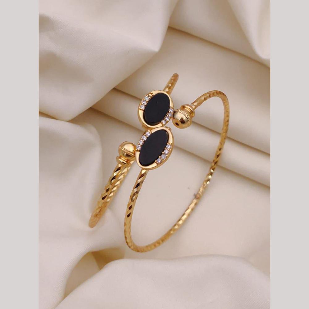 Akruti Collection Antique Polish Trendy Austrian Stone Adjustable Bracelet