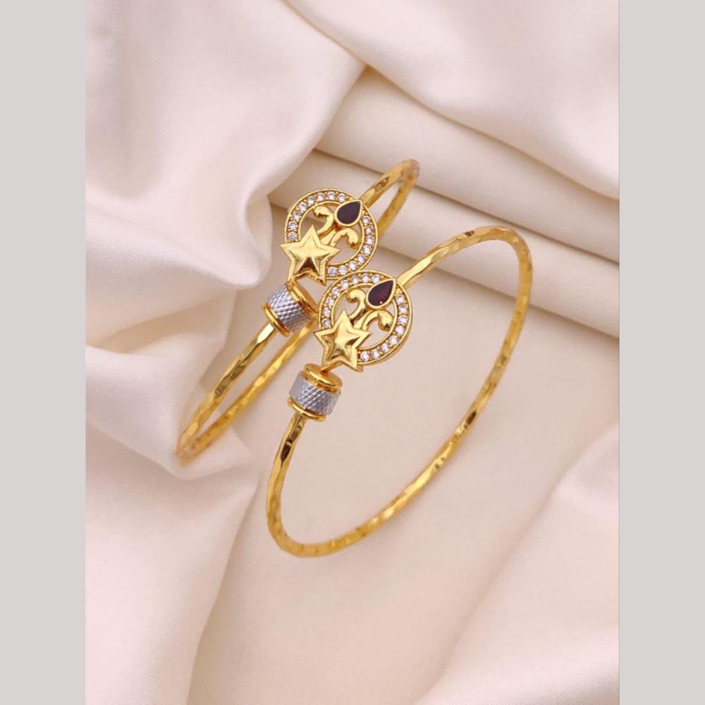 Akruti Collection Antique Polish Trendy Austrian Stone Adjustable Bracelet