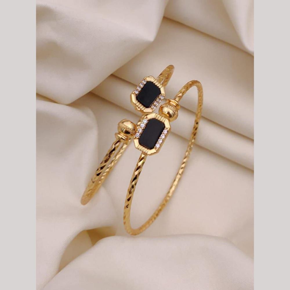 Akruti Collection Antique Polish Trendy Austrian Stone Adjustable Bracelet