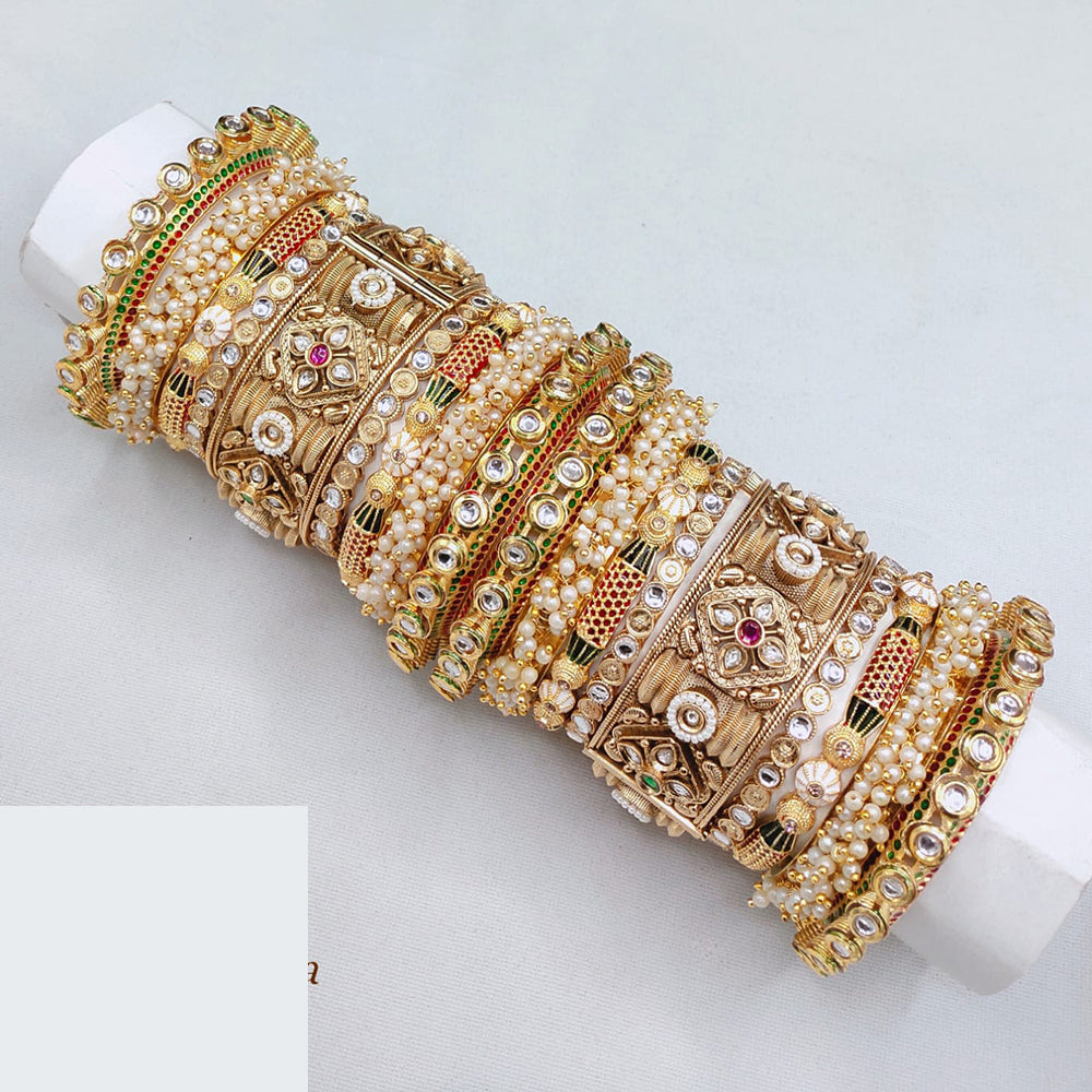 Bridal Churi Set Akruti Collection Traditional Bridal Meenakari