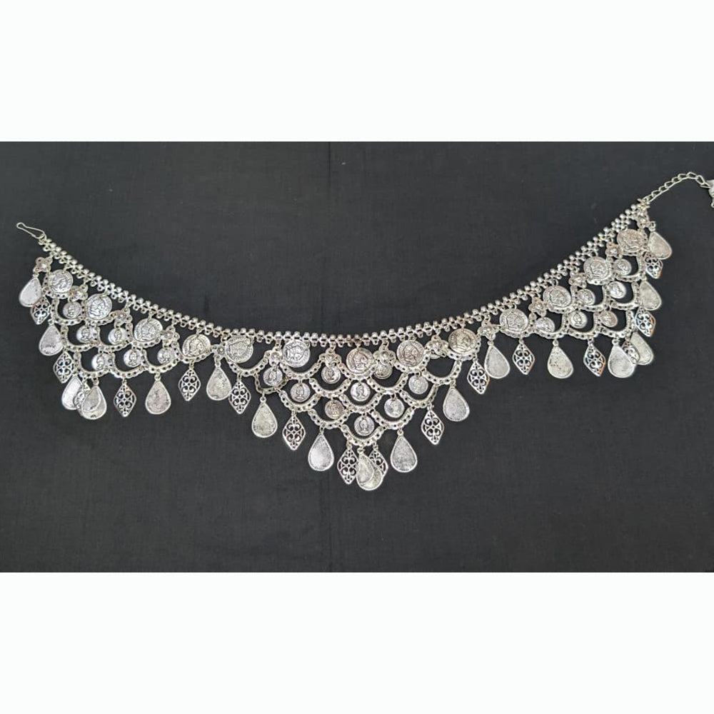 Akruti Collection Royal Oxidised Plated Kamarbandh