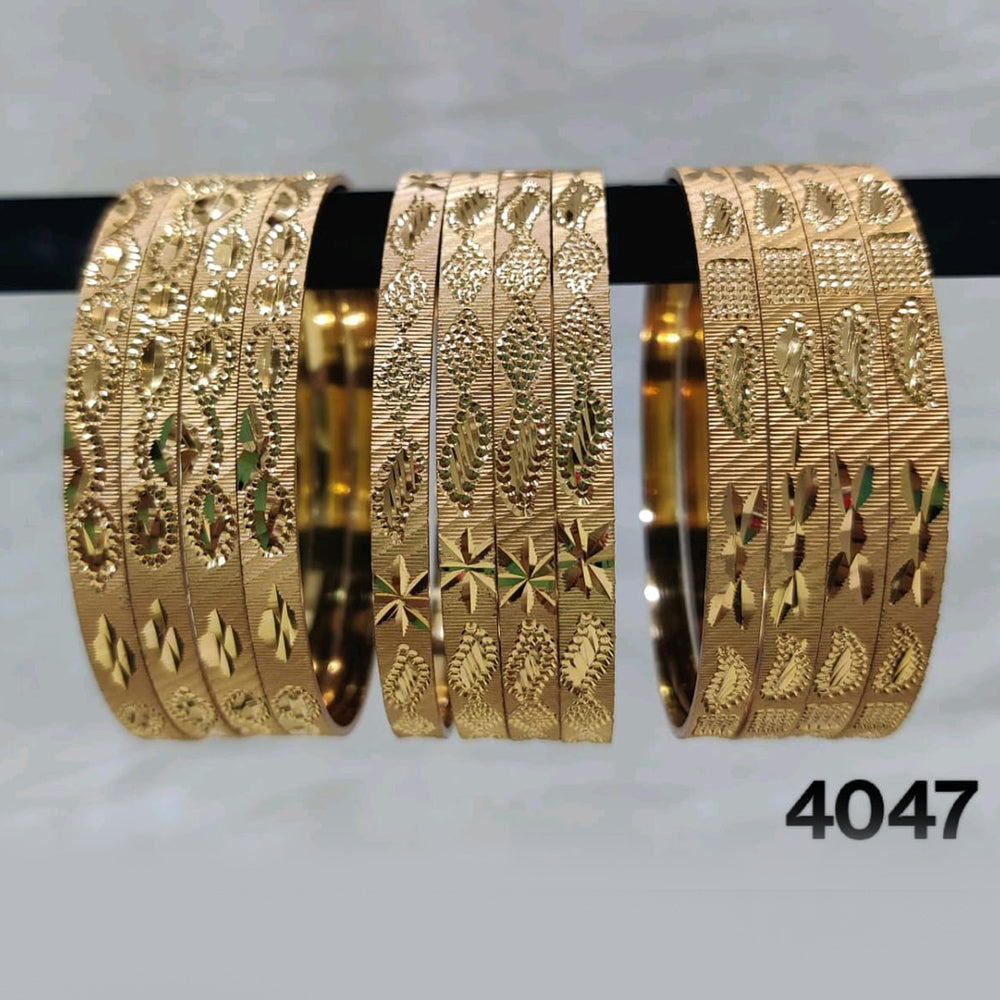 Star Bangles Gold Plated Bangles Set