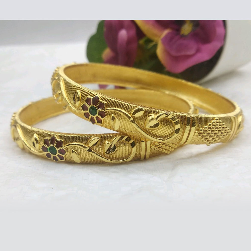 Star Bangles Gold Plated Bangles Set