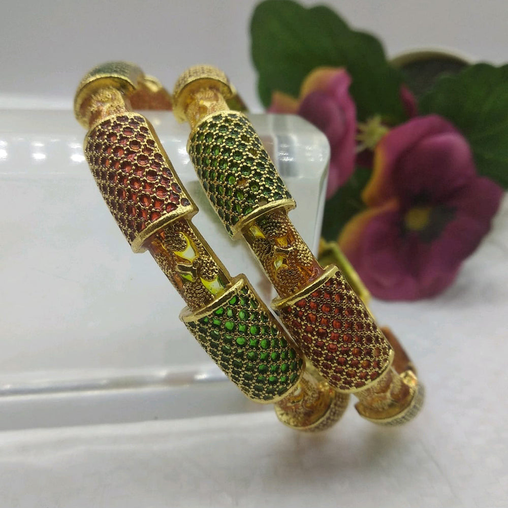 Star Bangles Gold Plated Bangles Set