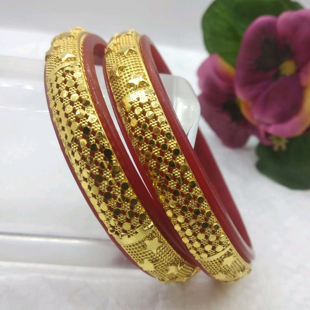 Star Bangles Gold Plated Bangles Set