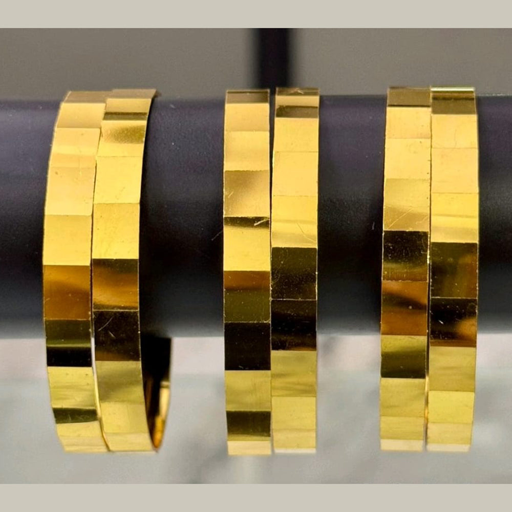 Star Bangles Designer Gold-Tone Bangles Set for Women