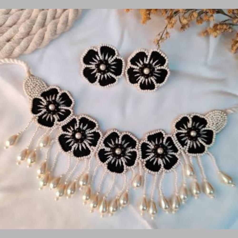 Shrijicreation Pearl Handmade Necklace Set