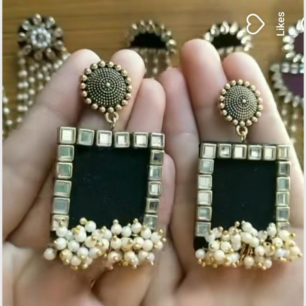 Shrijicreation Pearl Hand Made Dangler Earrings