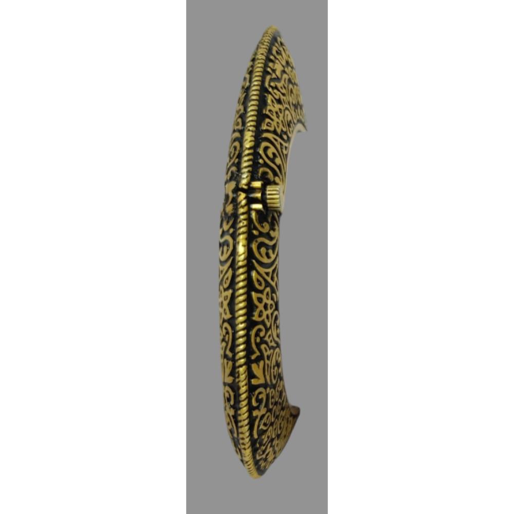Amity Arts Brass Gold Plated Openable Bangles ( Single Piece)