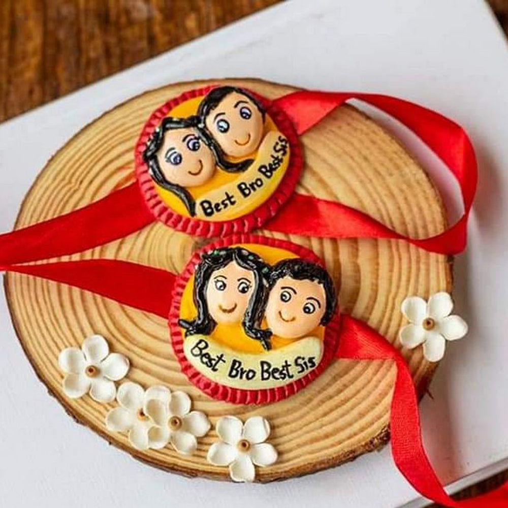 Pakhi Creation Handmade Kids Rakhi Piece Only