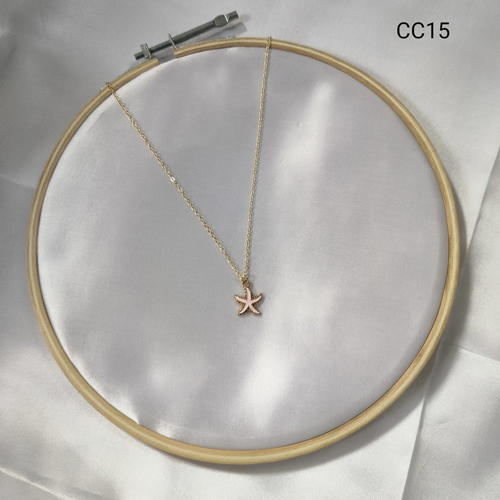 Adornment By Siddhi Gold Plated Pendant Set (Pack Of 6)