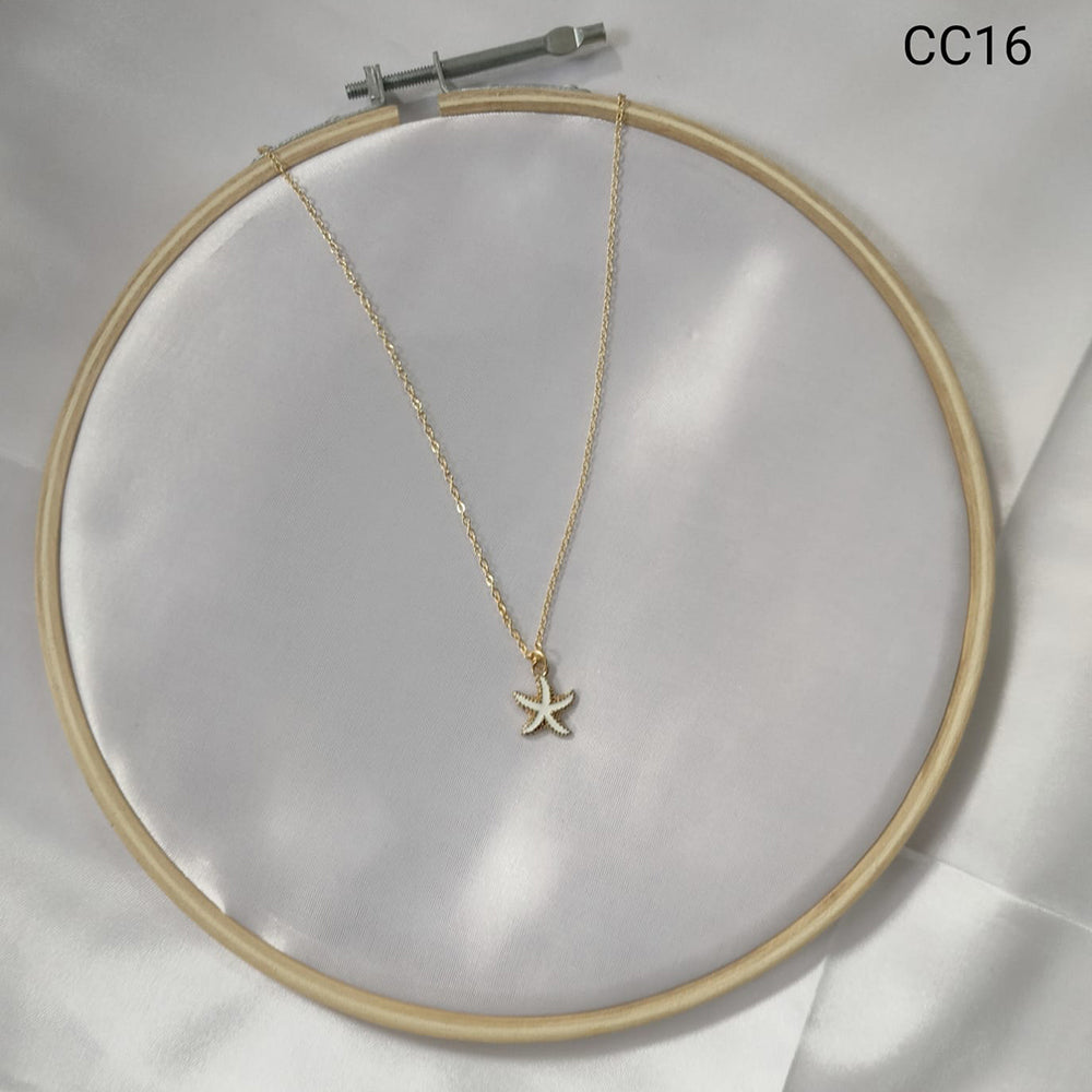 Adornment By Siddhi Gold Plated Pendant Set (Pack Of 6)