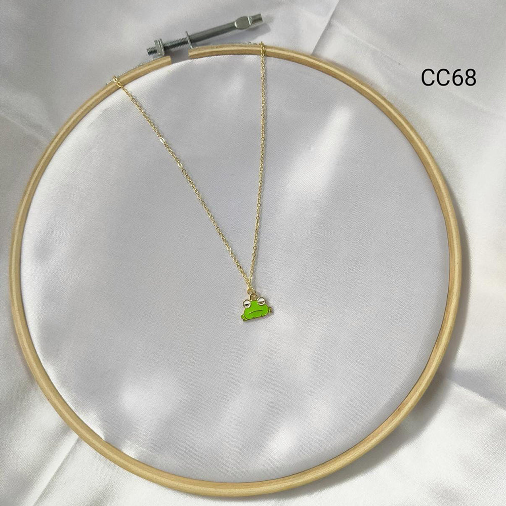 Adornment By Siddhi Gold Plated Pendant Set (Pack Of 6)