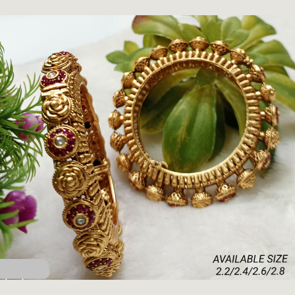 Gokhru on sale gold bangles