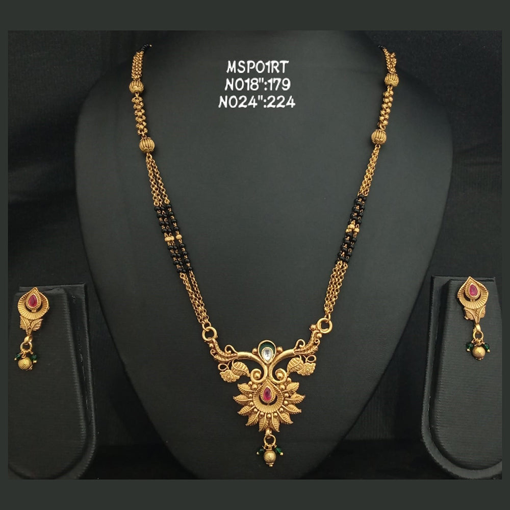 Kala Creation Gold Plated Mangalsutra Set - Main Image