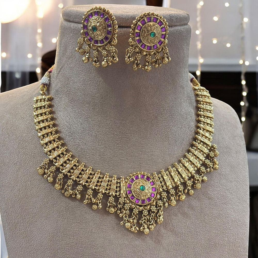 Jewel Addiction  Cultural Chic Pota Stone Necklace Set