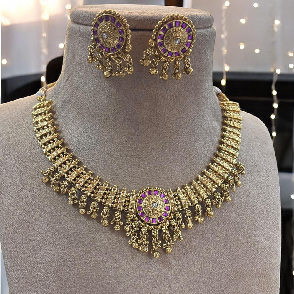 Jewel Addiction  Cultural Chic Pota Stone Necklace Set