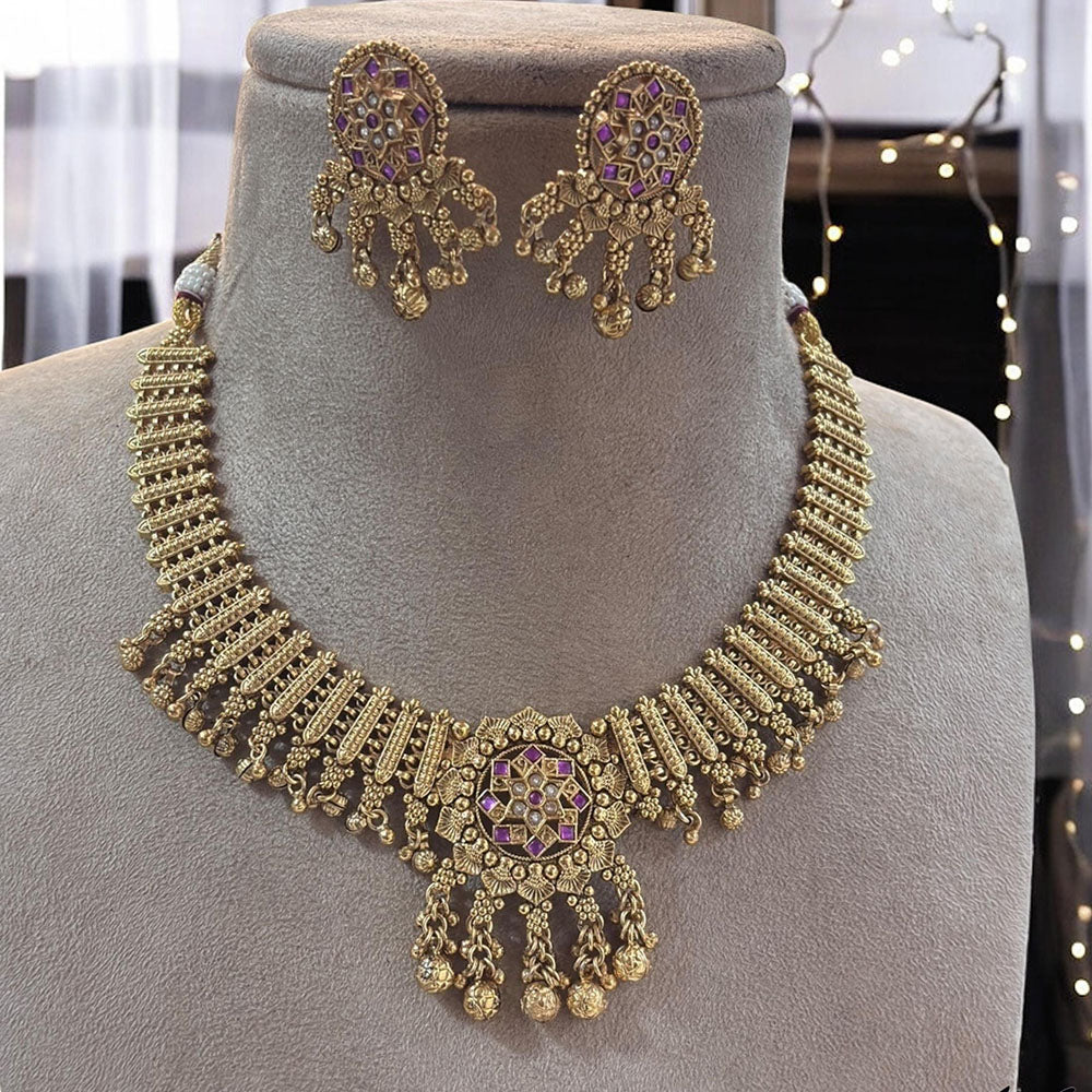 Jewel Addiction Trendy Traditions Pota Stone Necklace Set