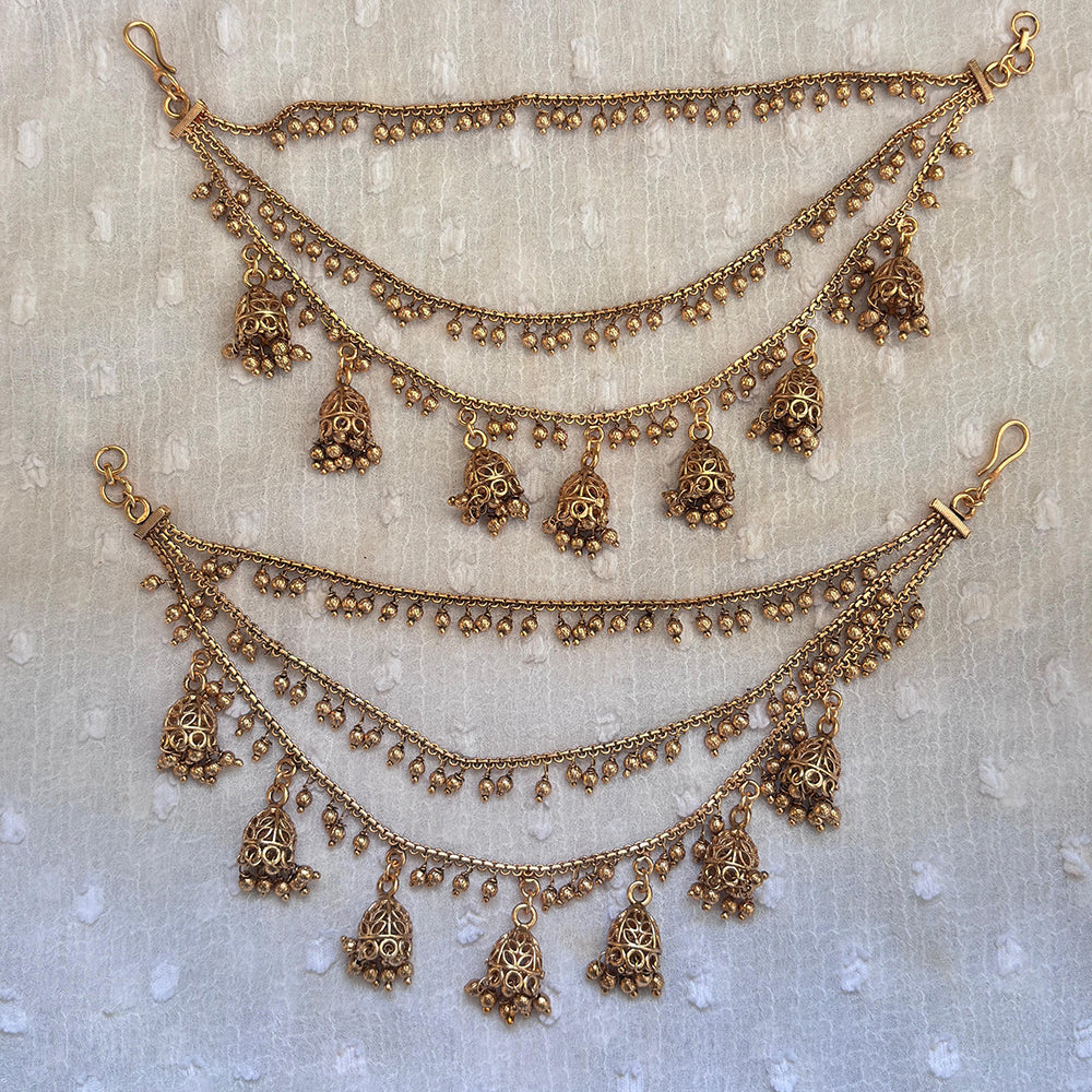 Jewel Addiction Copper Finish Multi Layer Kan Chain