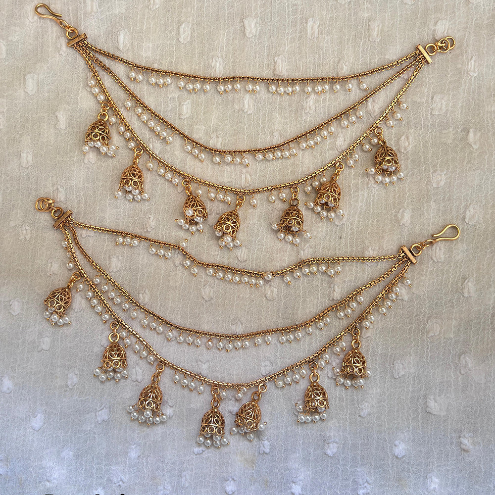 Jewel Addiction Copper Finish Multi Layer Kan Chain