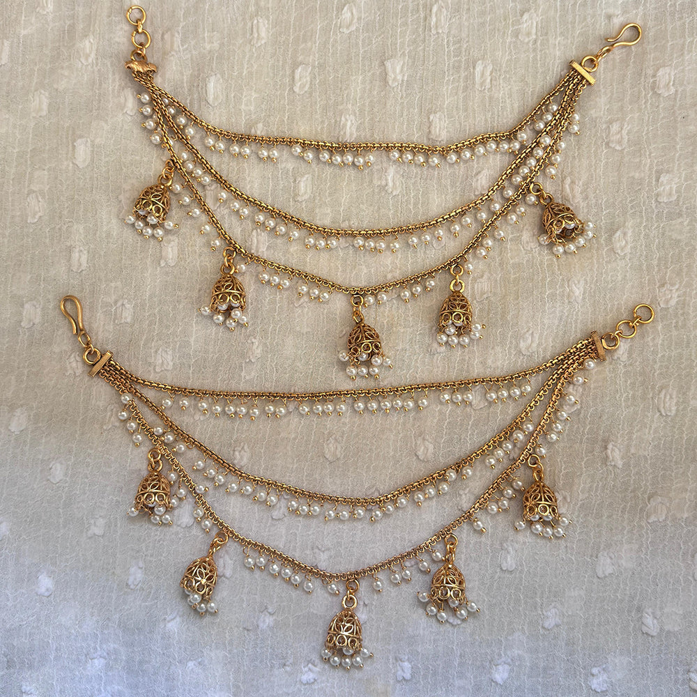 Jewel Addiction Copper Finish Multi Layer Kan Chain