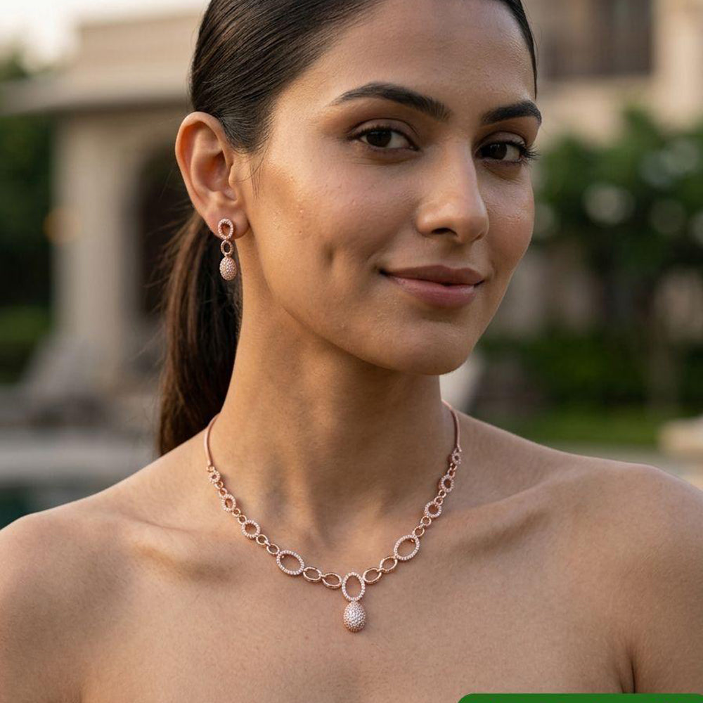 Jewel Addiction Designer Austrian Stone Necklace Set