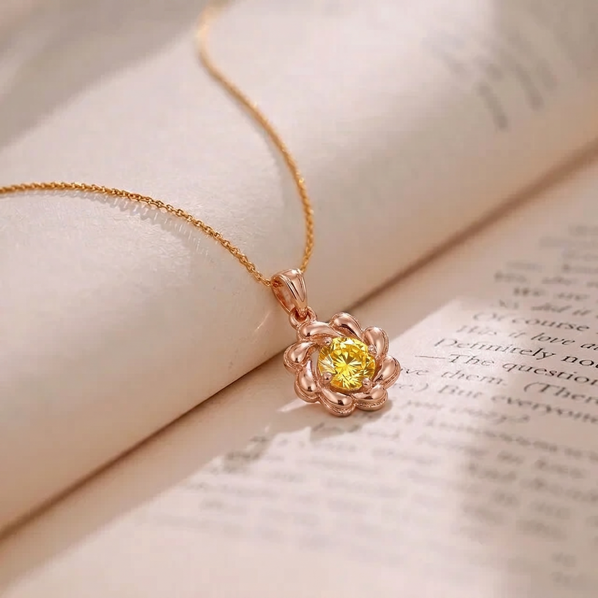 Urthn Gold Plated Assorted Colors Stylish Chain Pendant For Women & Girls (Pack of 12)