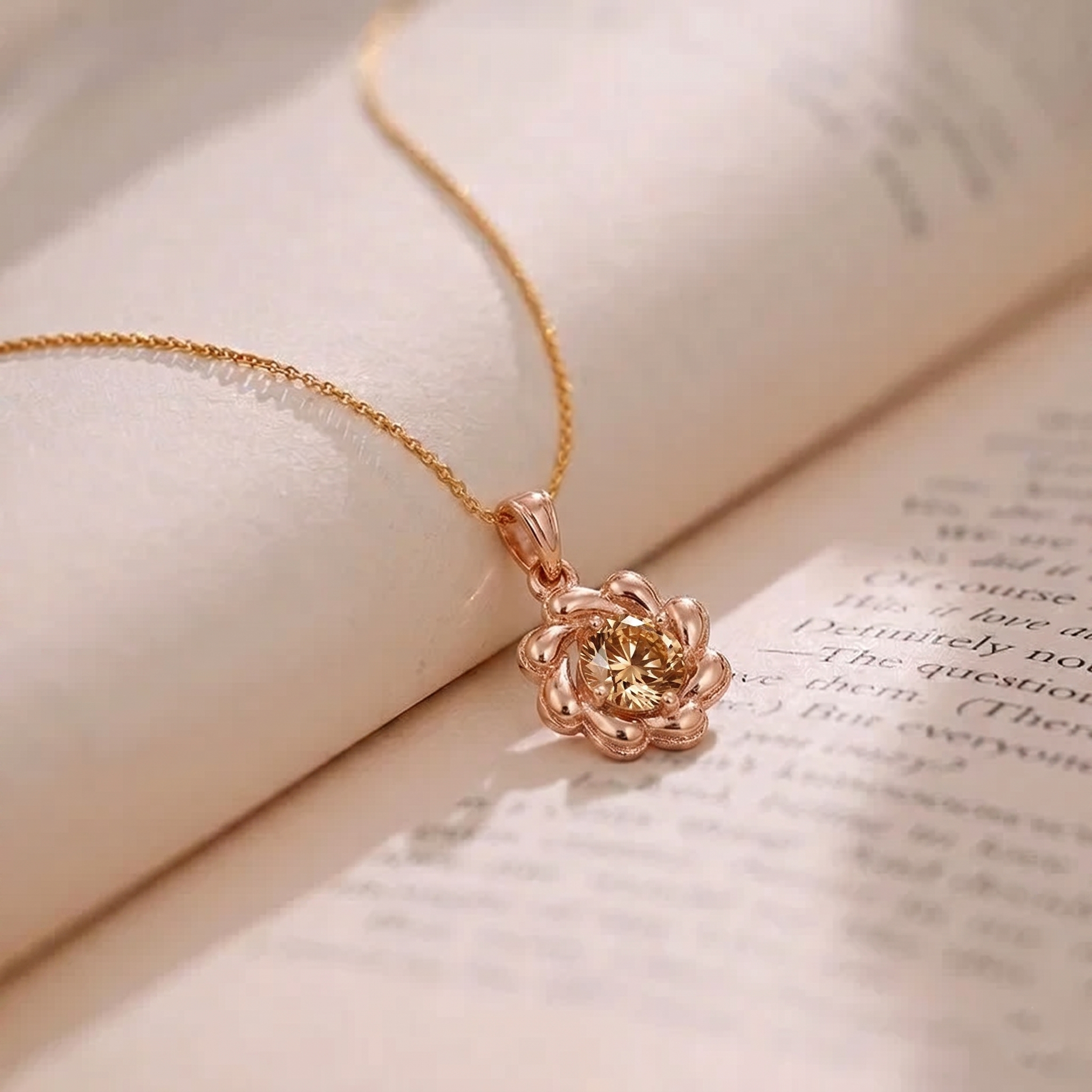 Urthn Gold Plated Assorted Colors Stylish Chain Pendant For Women & Girls (Pack of 12)