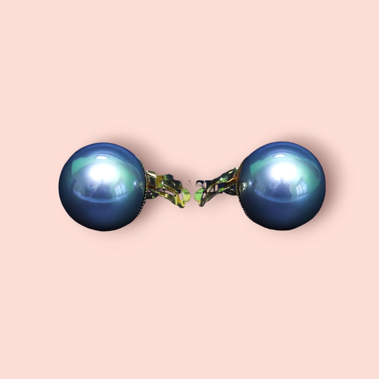 BK Fashion Big Size Pearl Stud Earrings