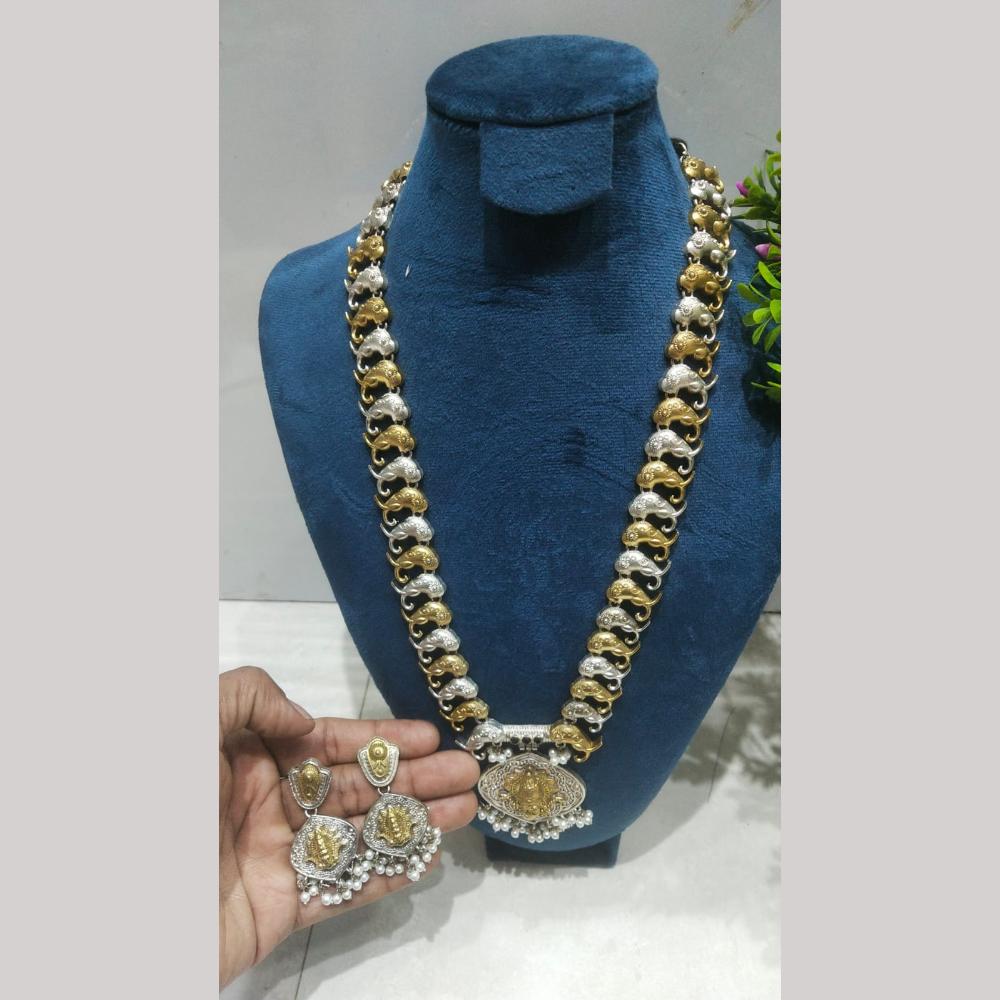 JCM 2 Tone Long Necklace Set
