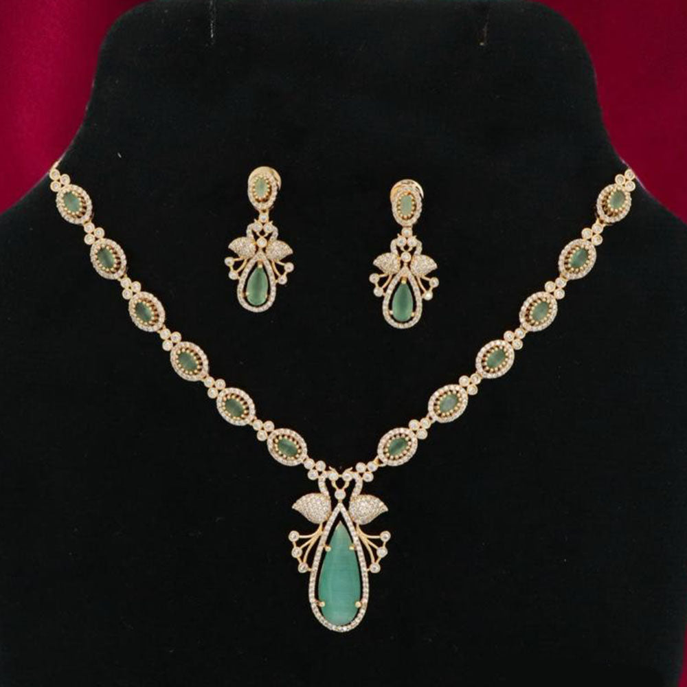 JCM Jewellery Premium Quality Long Necklace Set with Crystal and Austrian