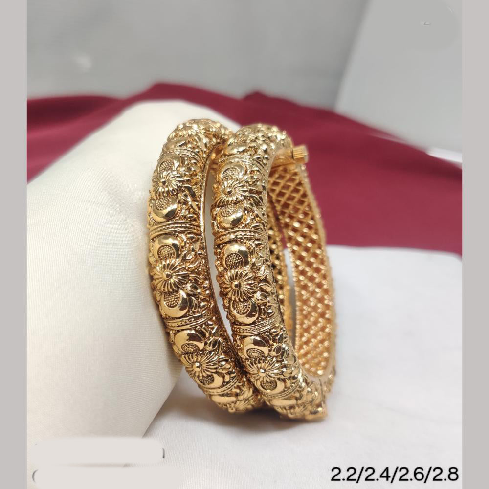 JCM Gold Plated Openable Bangle Set