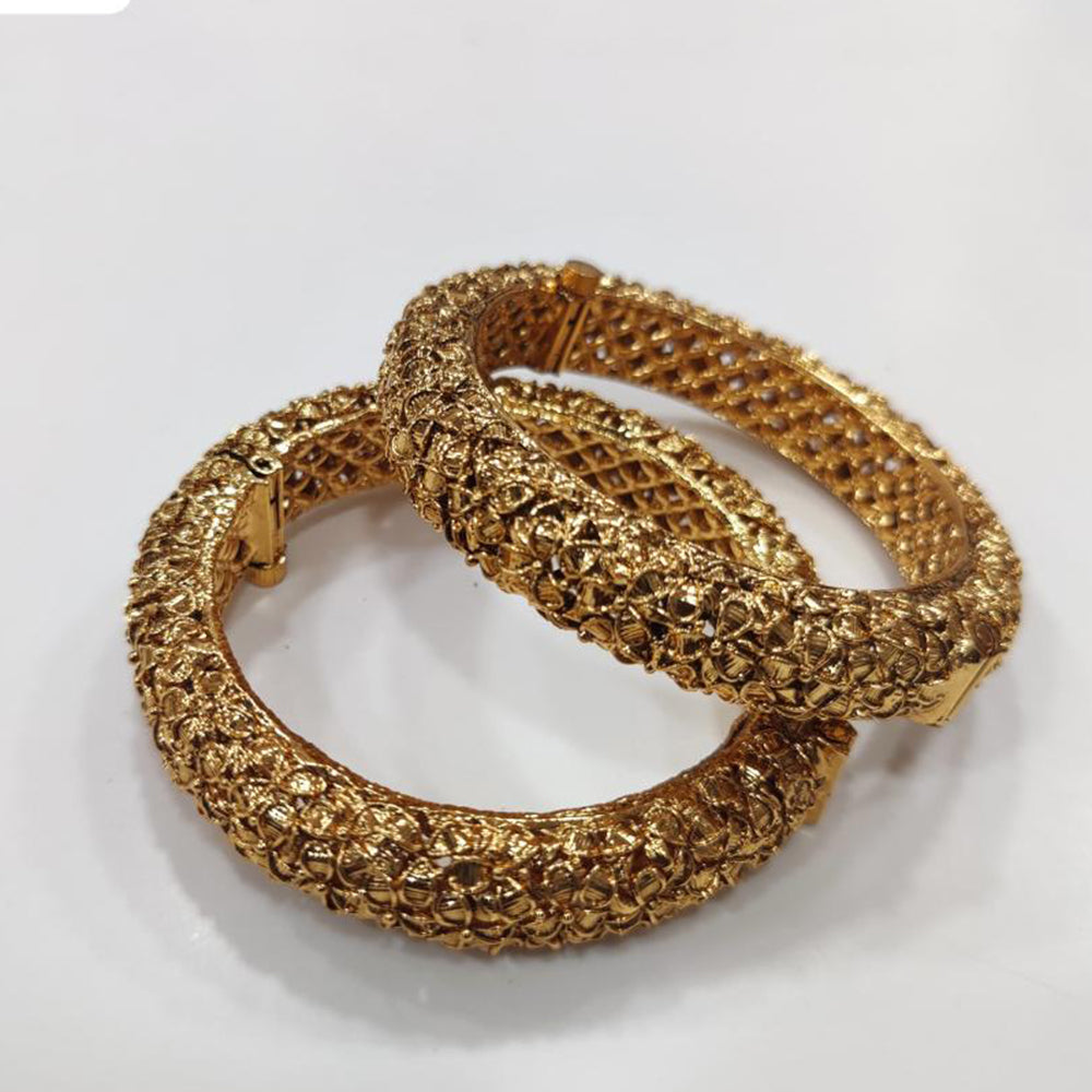 JCM Gold Plated Openable Bangle Set