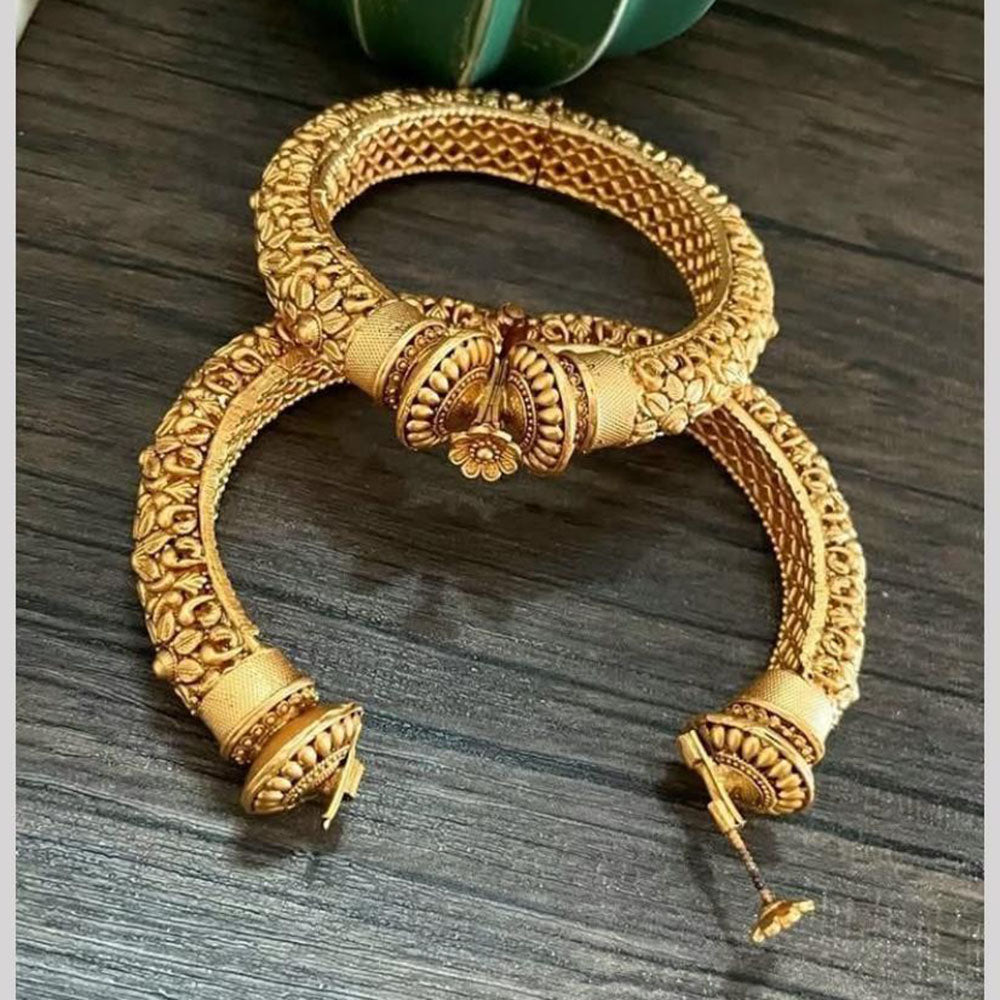 JCM Gold Plated Openable Bangle Set