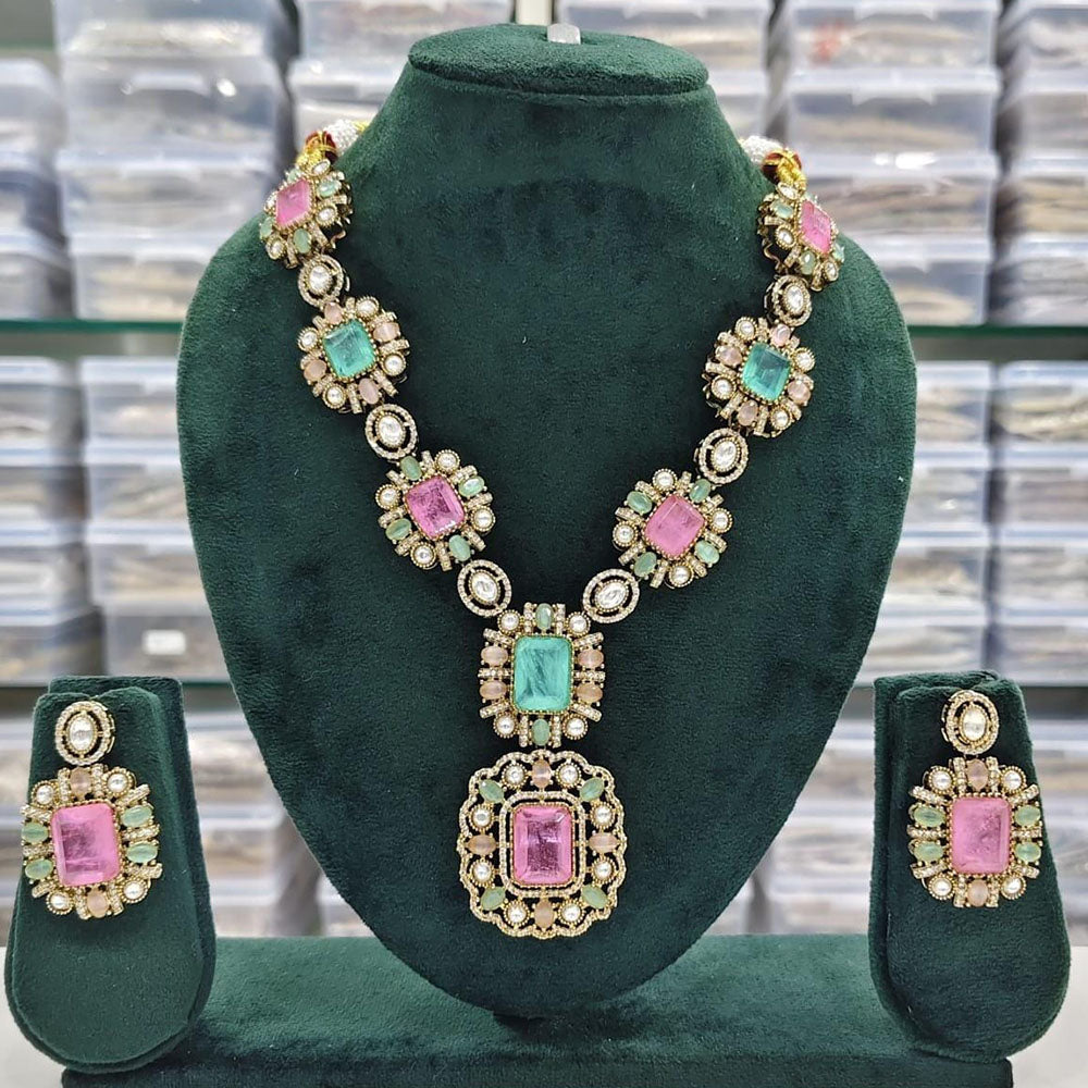 JCM Crystal Stone Necklace Set