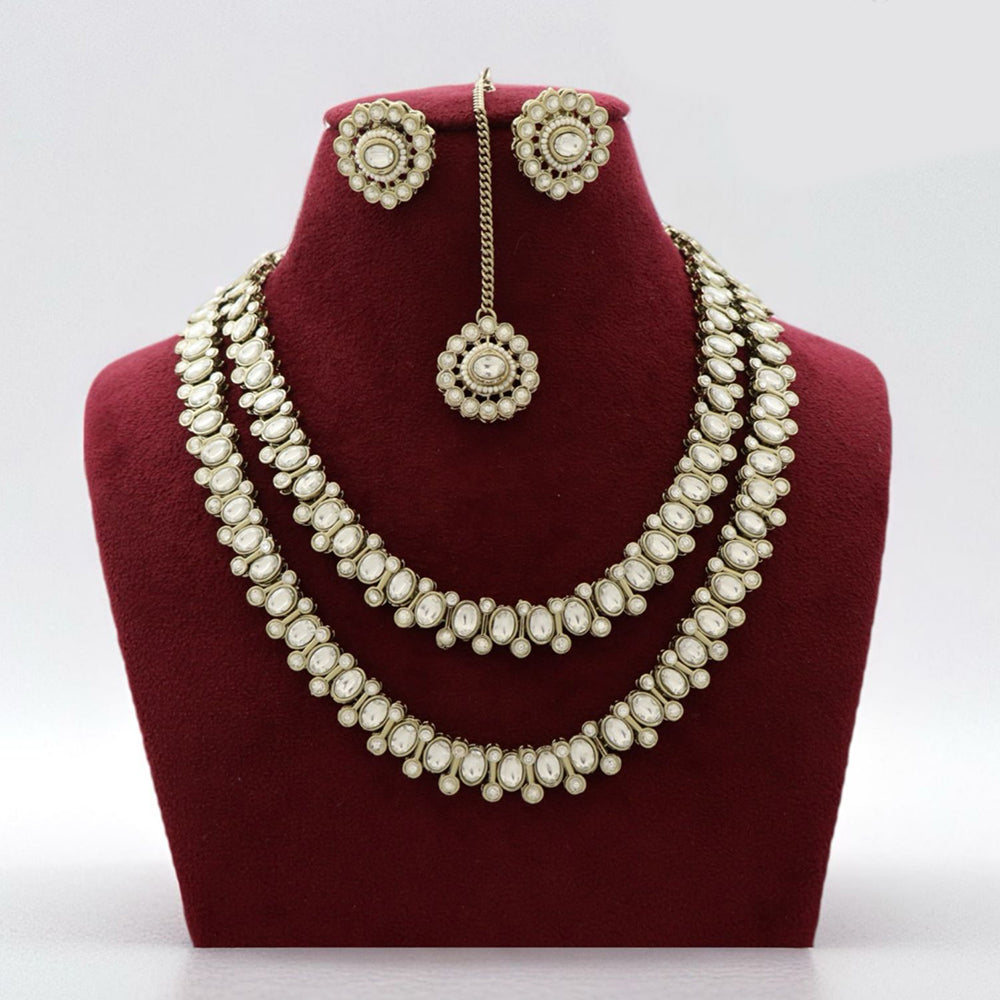 JCM American Diamond Necklace Set