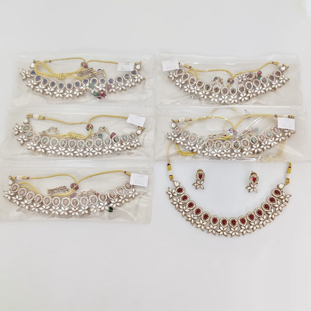 JCM Designer Pota Stone Necklace Set