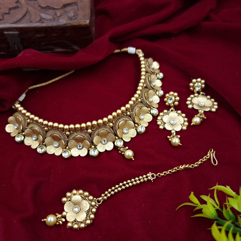 JCM Heritage Pota Stone Choker Necklace Set