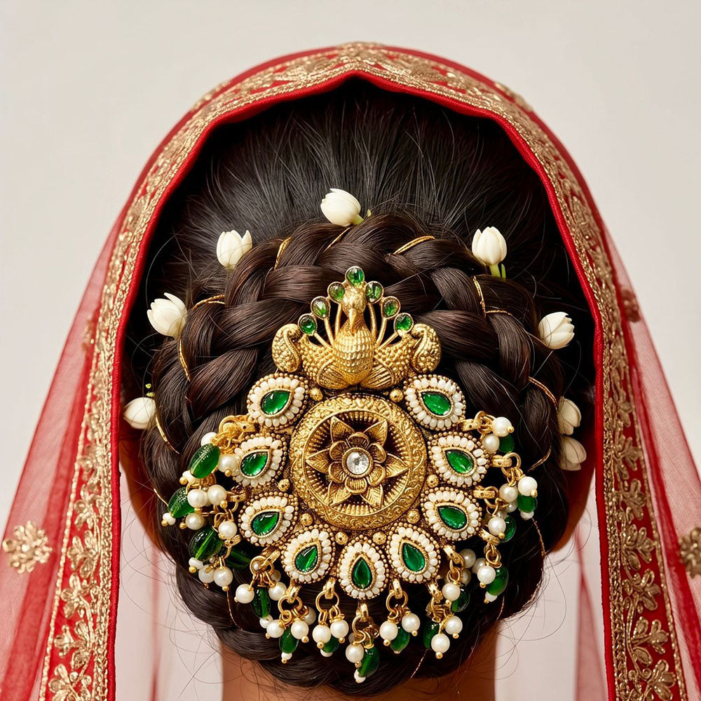 JCM Classic Pota Stone Pearl And Beads Hair Accessories