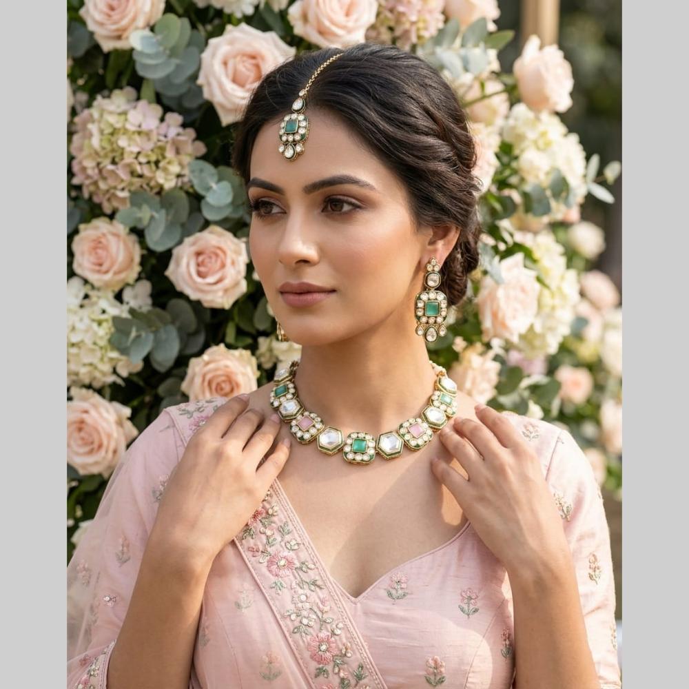 JCM Jewellery Royal Heritage Pota Stone Necklace Set