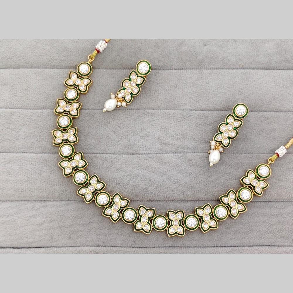 JCM Designer Crystal Stone Statement Necklace Set