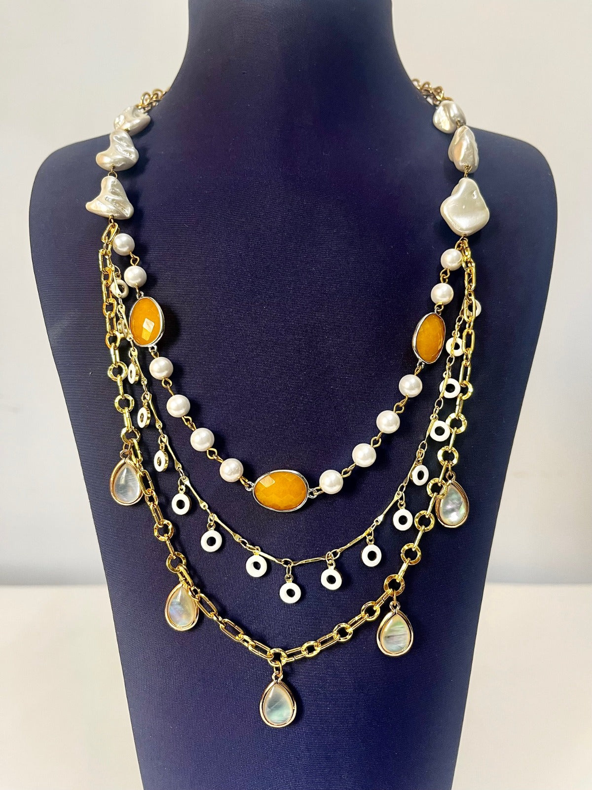 Jewel Treatzz Adorable Layered Chain Party Wear Necklace