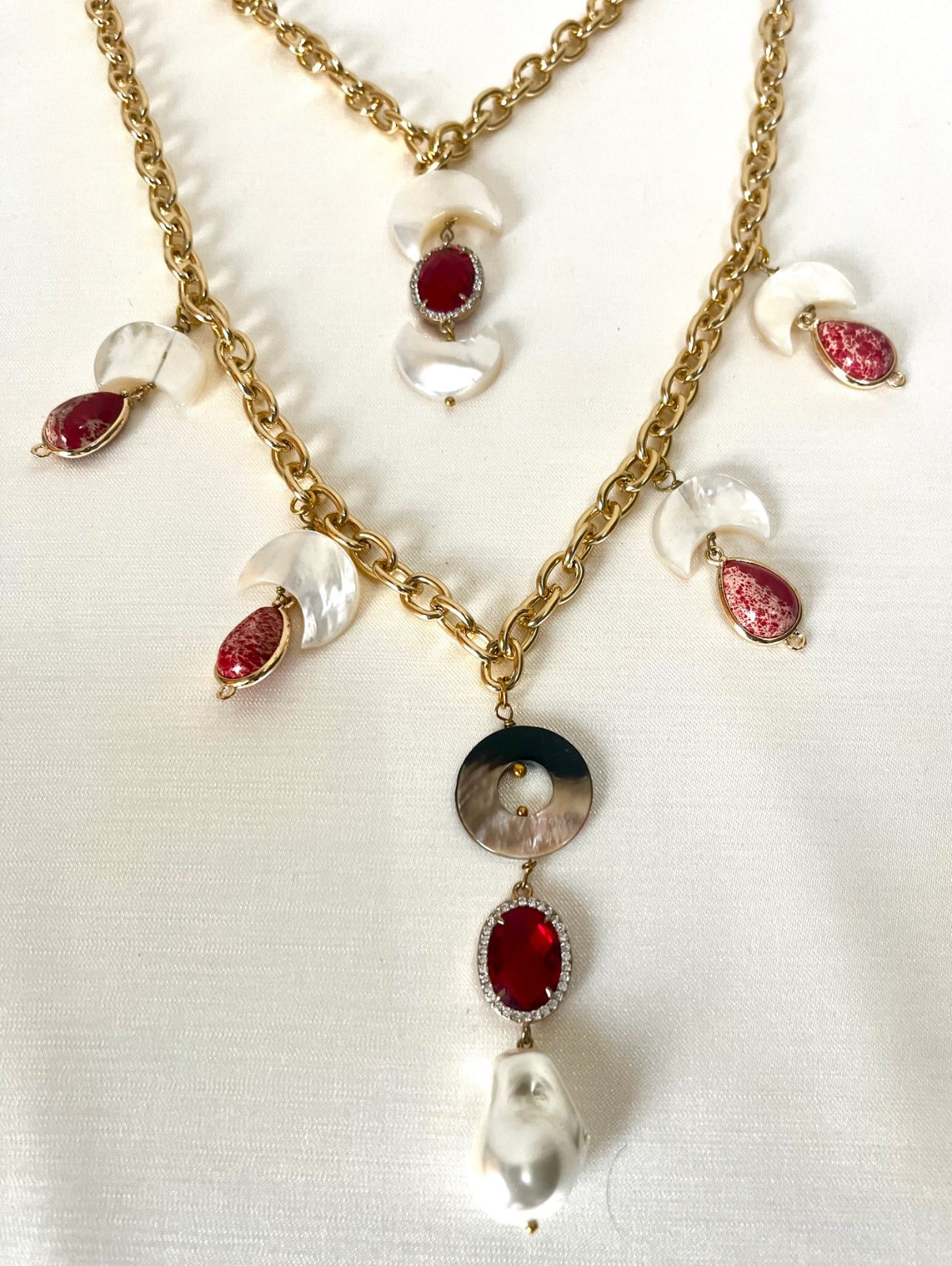 Jewel Treatzz Party Wear Chain Layered Elegant Necklace