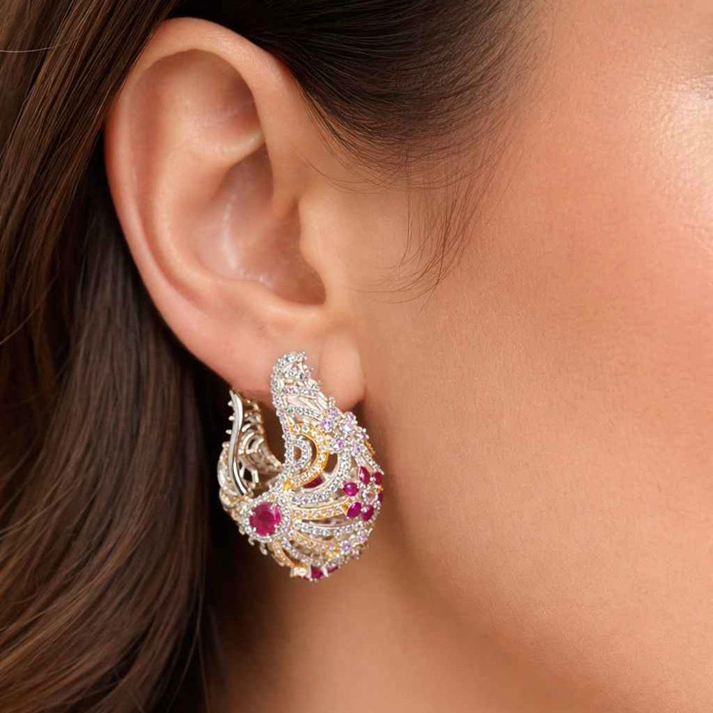 Jewel Treatzz Exclusive American Diamond Studs Earrings