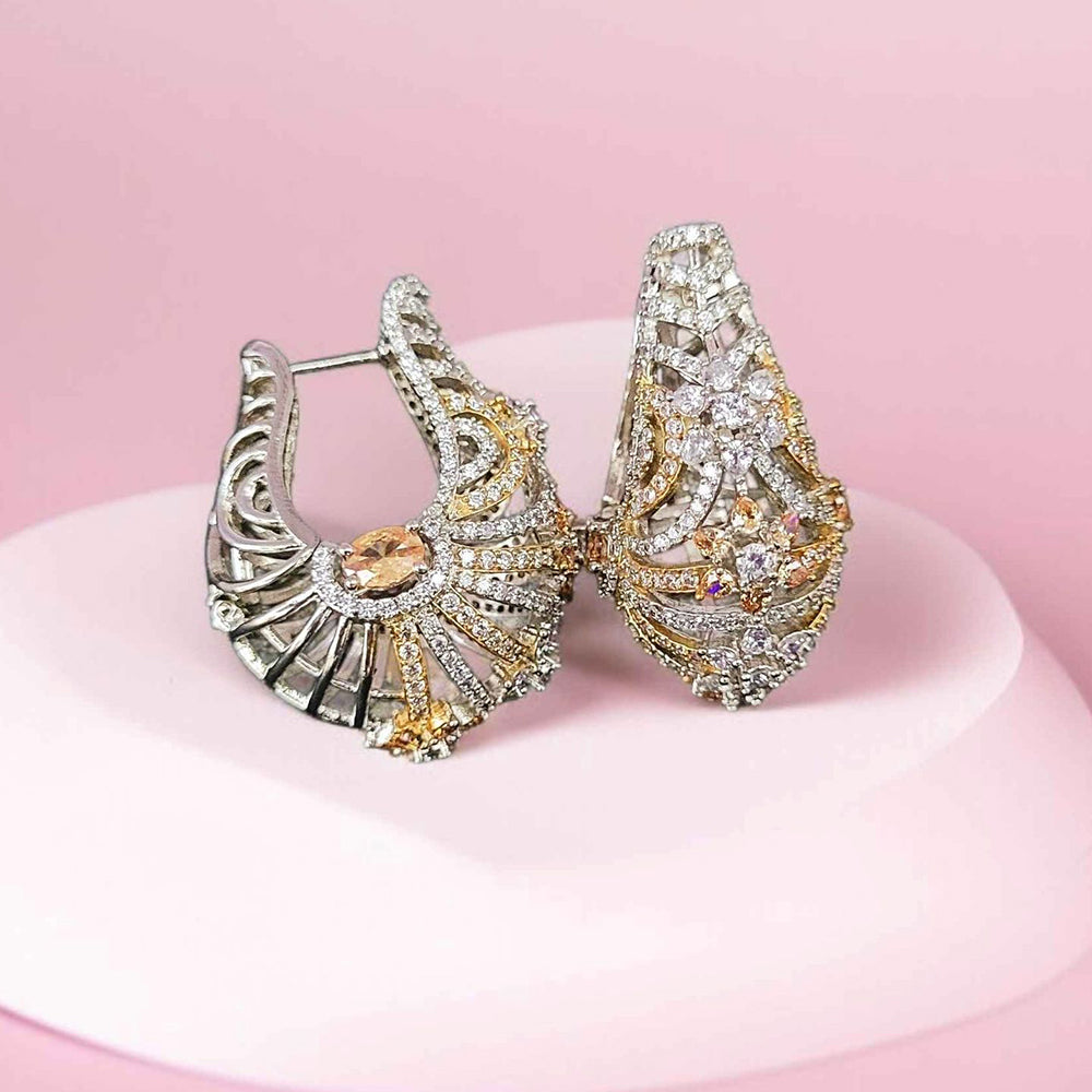 Jewel Treatzz Exclusive American Diamond Studs Earrings