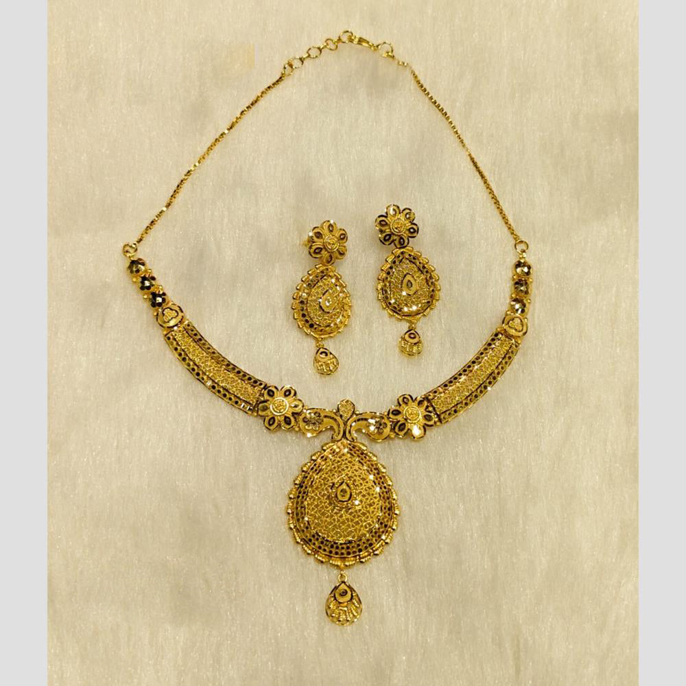 Sunrise Gold Forming Necklace Set