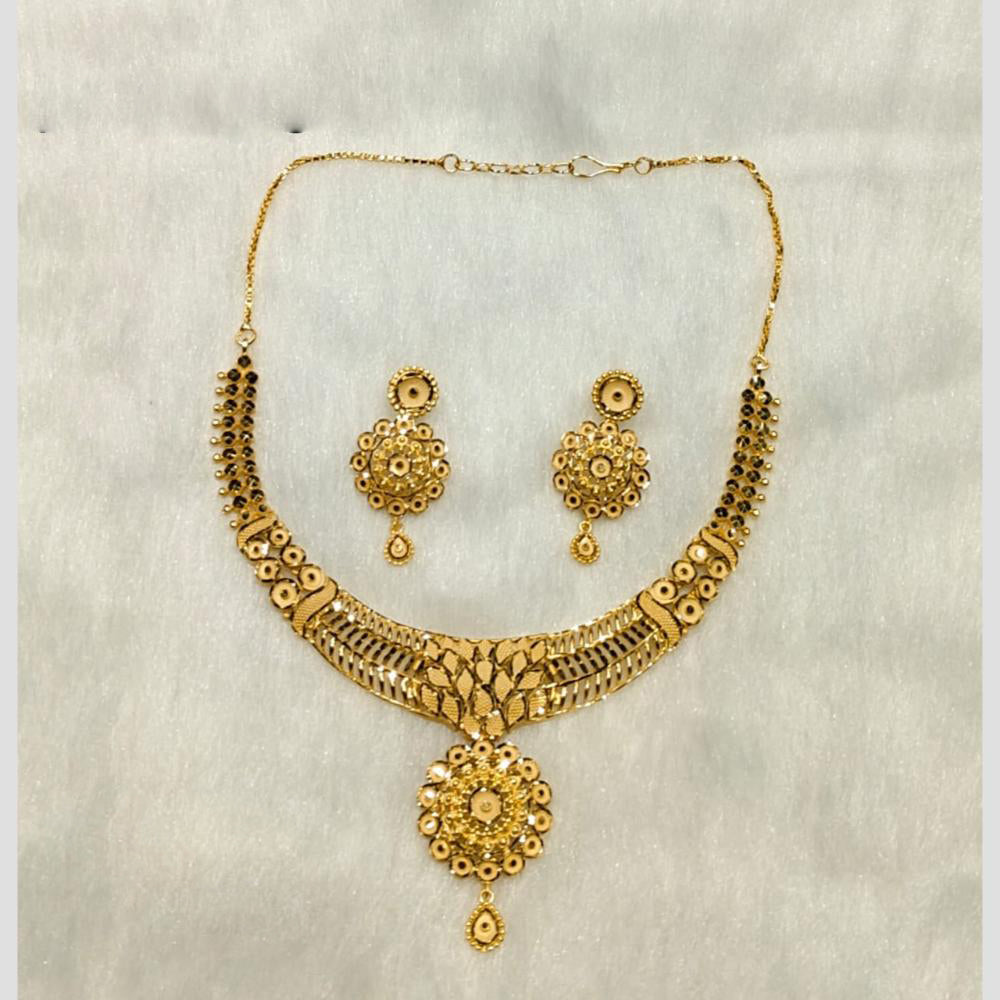 Sunrise Gold Forming Necklace Set