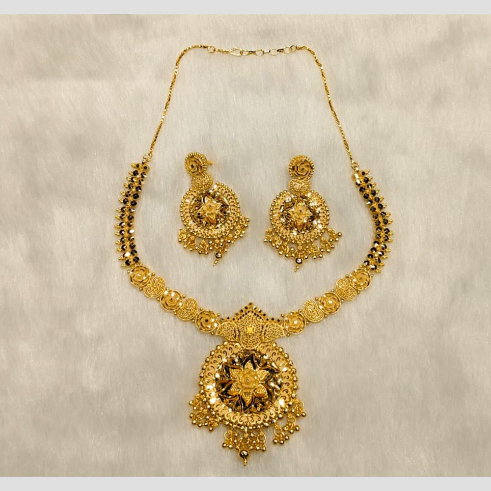 Sunrise Gold Forming Necklace Set