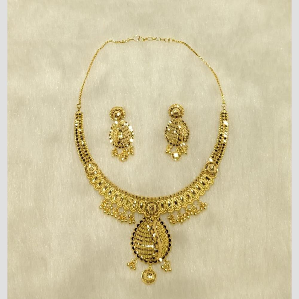 Sunrise Gold Forming Necklace Set