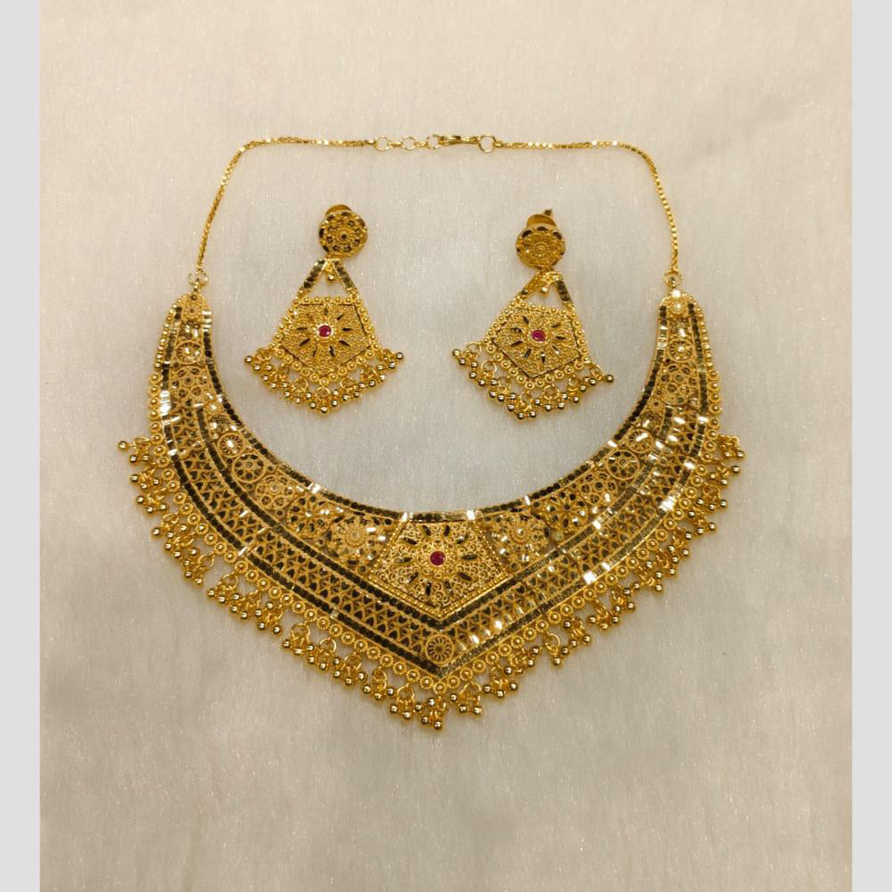 Sunrise Gold Forming Necklace Set